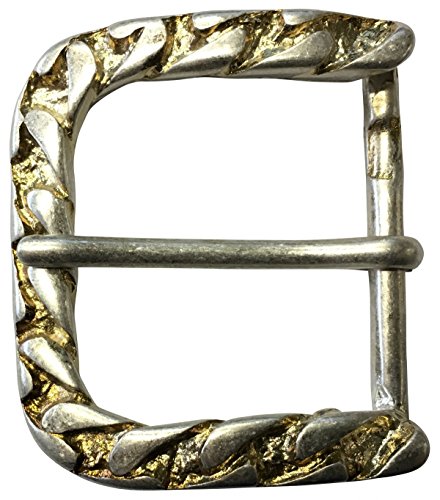 BELTINGER Gürtelschnalle Tracery 4,0 cm | Buckle Wechselschließe Gürtelschließe 40mm Massiv | Dorn-Schließe | Wechselgürtel bis 4cm | Oro vecchio von BELTINGER