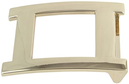 BELTINGER Gürtelschnalle Window 4,0 cm | Buckle Wechselschließe Gürtelschließe 40mm Massiv | Wechselgürtel bis 4cm | Gold Glänzend von BELTINGER