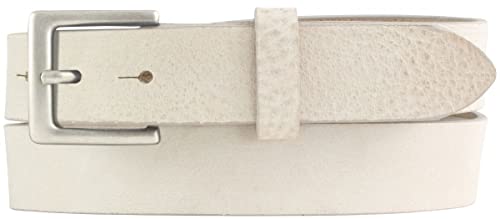 BELTINGER Herren-Gürtel aus weichem Vollrindleder Vintage-Look 3 cm | Leder-Gürtel für Herren 30mm | Schmaler Gürtel Used-Look | Mist 120cm von BELTINGER