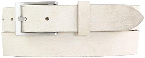 BELTINGER Kinder-Gürtel aus weichem Vollrindleder Vintage-Look 3 cm | Ledergürtel für Jungen 30mm | Schmaler Gürtel Used-Look | Mist 55cm von BELTINGER