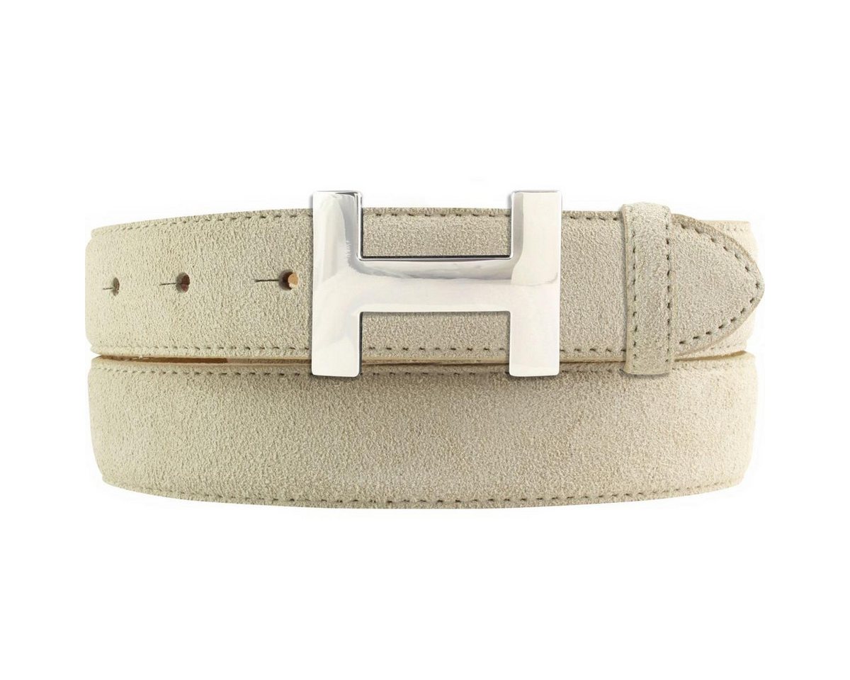BELTINGER Ledergürtel Damen-Gürtel HELEN aus Veloursleder 3,0 cm - Velour-Ledergürtel für Da (1-St) von BELTINGER