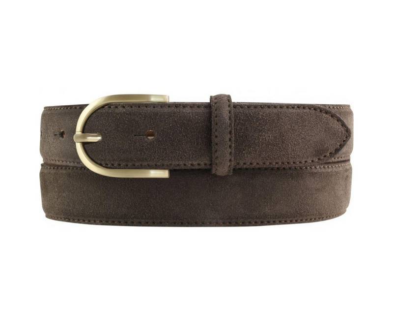 BELTINGER Ledergürtel Damen-Gürtel aus Veloursleder 3,0 cm - Velour-Ledergürtel für Damen 30 (1-St) von BELTINGER