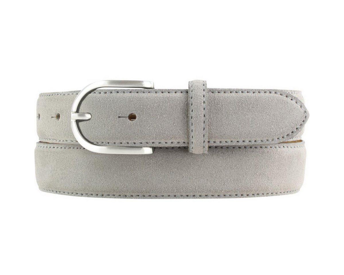 BELTINGER Ledergürtel Damen-Gürtel aus Veloursleder 3,0 cm - Velour-Ledergürtel für Damen 30 (1-St) von BELTINGER