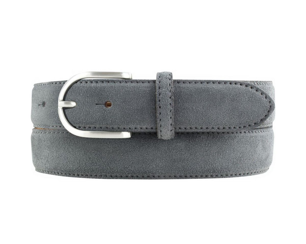 BELTINGER Ledergürtel Damen-Gürtel aus Veloursleder 3,0 cm - Velour-Ledergürtel für Damen 30 von BELTINGER