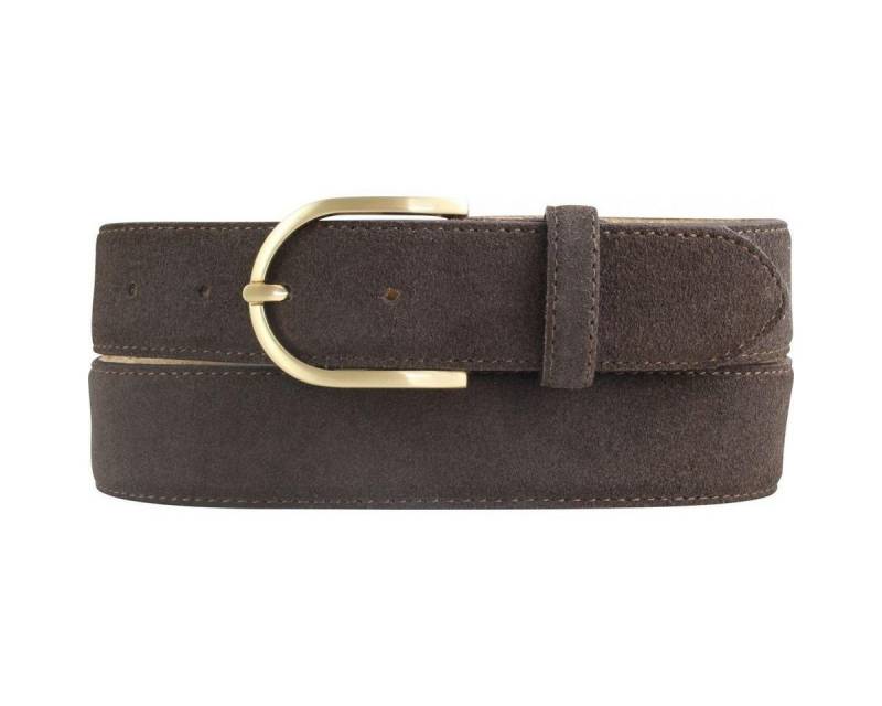 BELTINGER Ledergürtel Damen-Gürtel aus Veloursleder 3,5 cm - Velour-Ledergürtel für Damen 35 (1-St) von BELTINGER