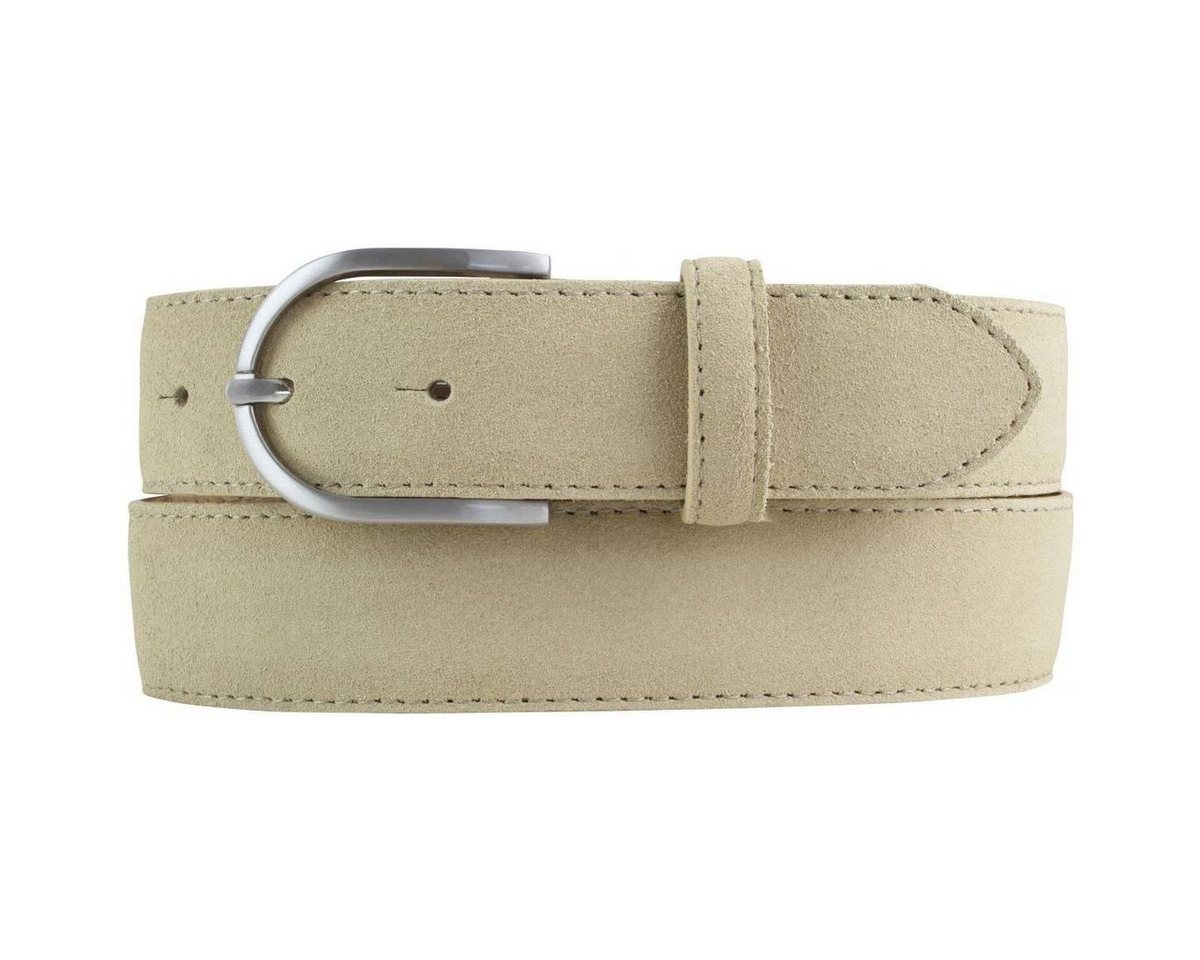 BELTINGER Ledergürtel Damen-Gürtel aus Veloursleder 3,5 cm - Velour-Ledergürtel für Damen 35 von BELTINGER