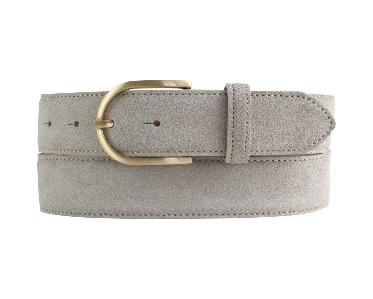 BELTINGER Ledergürtel Damen-Gürtel aus Veloursleder 3,5 cm - Velour-Ledergürtel für Damen 35 von BELTINGER