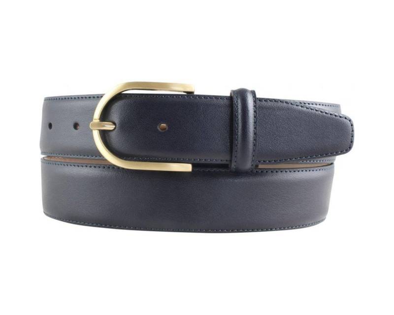 BELTINGER Ledergürtel Damen-Gürtel aus Vollrindleder mit Steppnaht 3,5 cm - Bombierter Leder (1-St) von BELTINGER