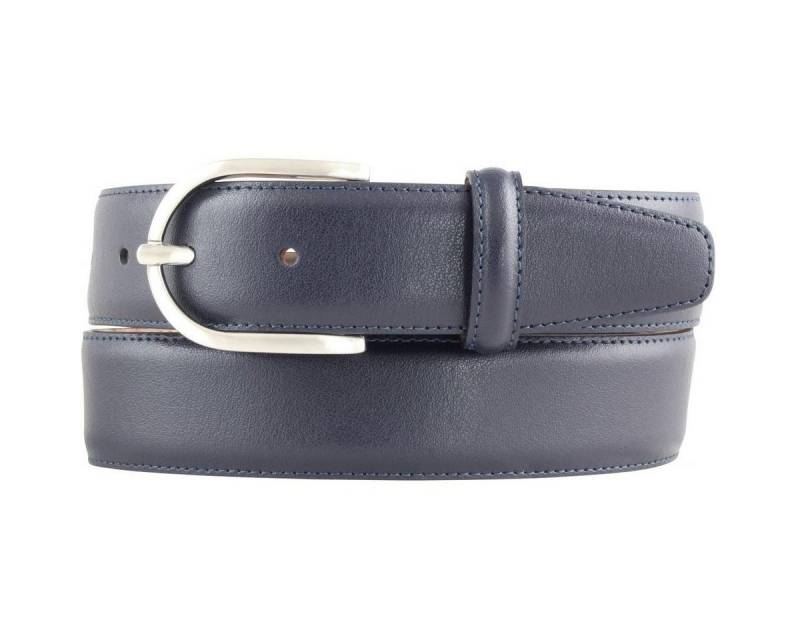 BELTINGER Ledergürtel Damen-Gürtel aus Vollrindleder mit Steppnaht 3,5 cm - Bombierter Leder (1-St) von BELTINGER