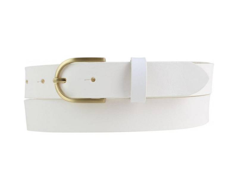 BELTINGER Ledergürtel Damen-Gürtel aus Vollrindleder mit goldener Gürtelschnalle 3 cm - Lede (1-St) von BELTINGER