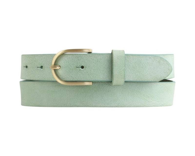 BELTINGER Ledergürtel Damen-Gürtel aus weichem Vollrindleder Vintage-Look 3 cm - Leder-Gürte (1-St) weiches Leder, Gürtelschnalle in Gold Vintage von BELTINGER