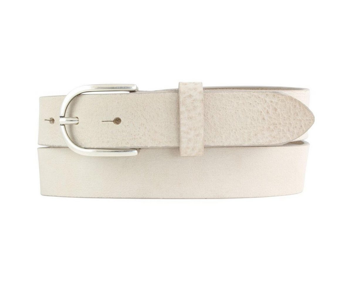 BELTINGER Ledergürtel Damen-Gürtel aus weichem Vollrindleder Vintage-Look 3 cm - Leder-Gürte weiches Leder, Gürtelschnalle in Altsilber, Vintage von BELTINGER