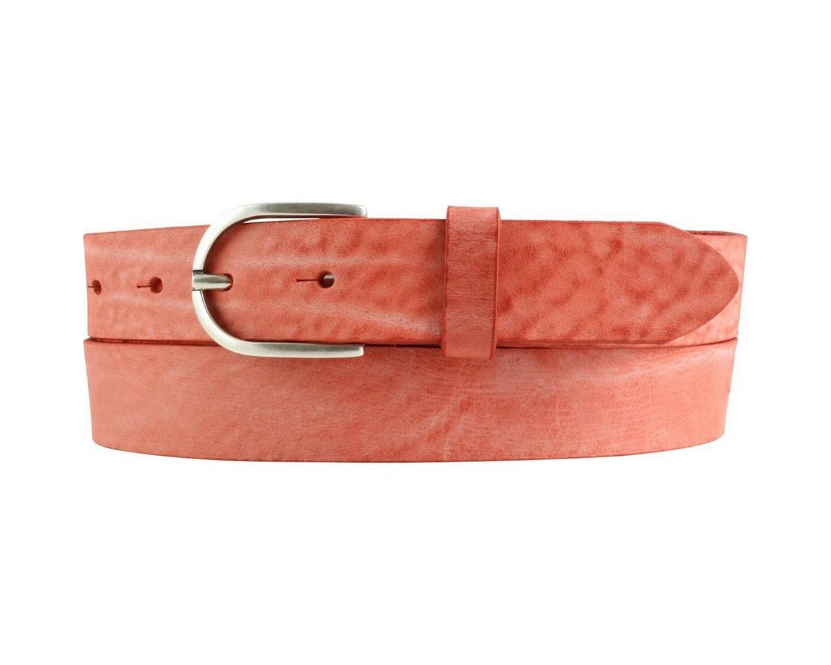BELTINGER Ledergürtel Damen-Gürtel aus weichem Vollrindleder Vintage-Look 3 cm - Leder-Gürte (1-St) weiches Leder, Gürtelschnalle in Altsilber, Vintage von BELTINGER