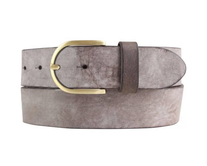 BELTINGER Ledergürtel Damen-Gürtel aus weichem Vollrindleder Vintage-Look 4 cm - Jeans-Gürte (1-St) von BELTINGER