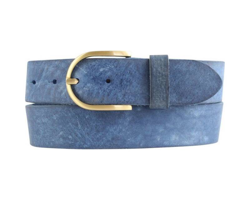 BELTINGER Ledergürtel Damen-Gürtel aus weichem Vollrindleder Vintage-Look 4 cm - Jeans-Gürte (1-St) von BELTINGER