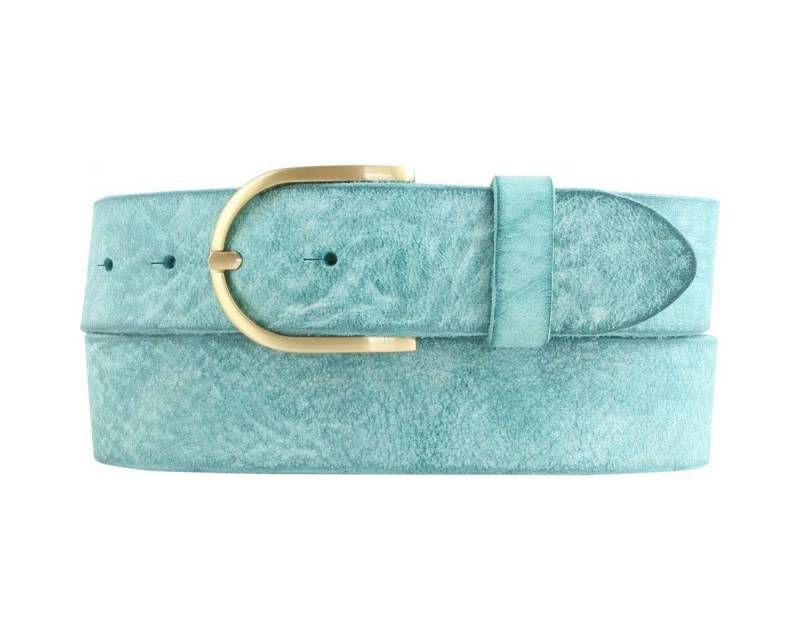 BELTINGER Ledergürtel Damen-Gürtel aus weichem Vollrindleder Vintage-Look 4 cm - Jeans-Gürte (1-St) von BELTINGER