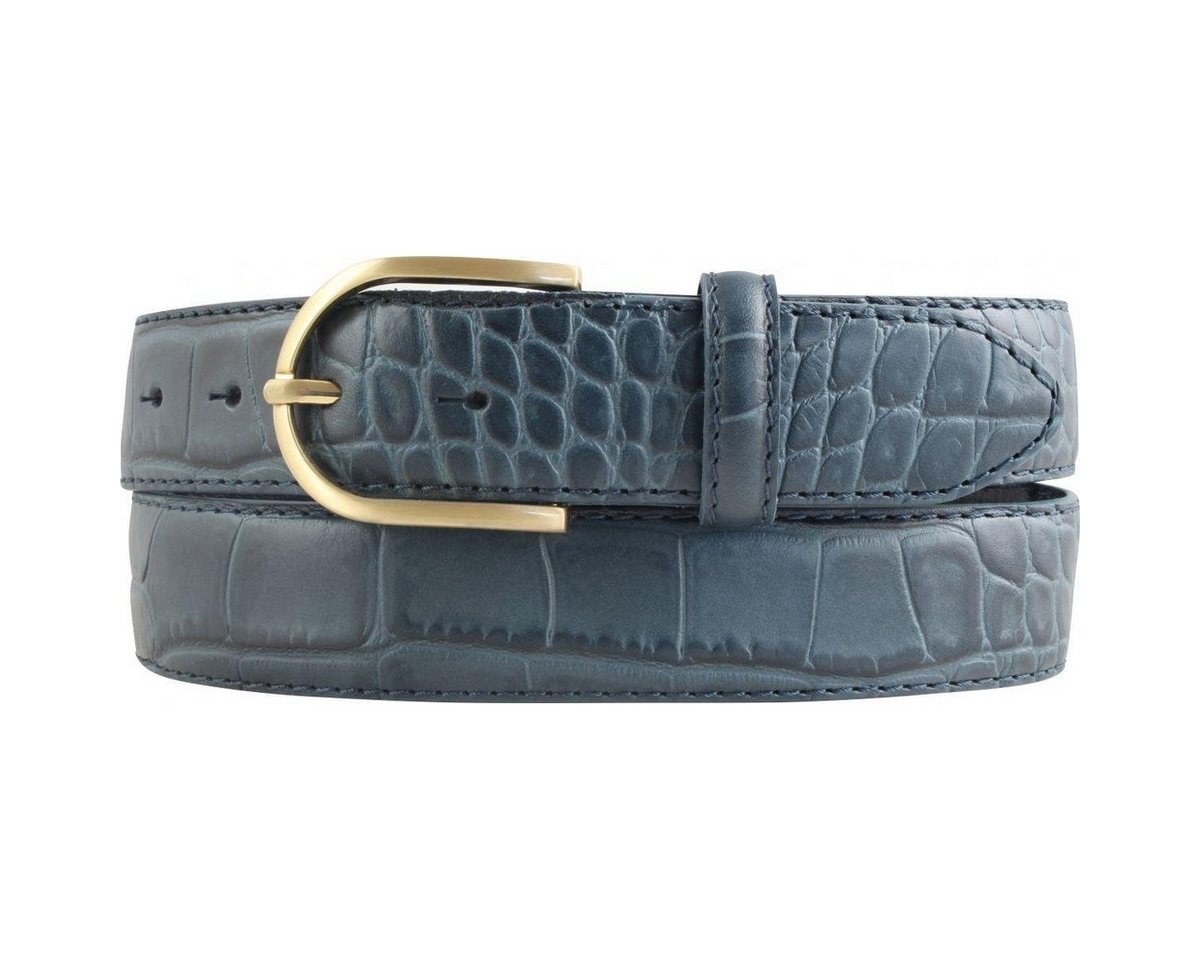 BELTINGER Ledergürtel Damen-Gürtel mit Krokoprägung 3,5 cm - Leder-Gürtel für Damen 35mm Kro von BELTINGER