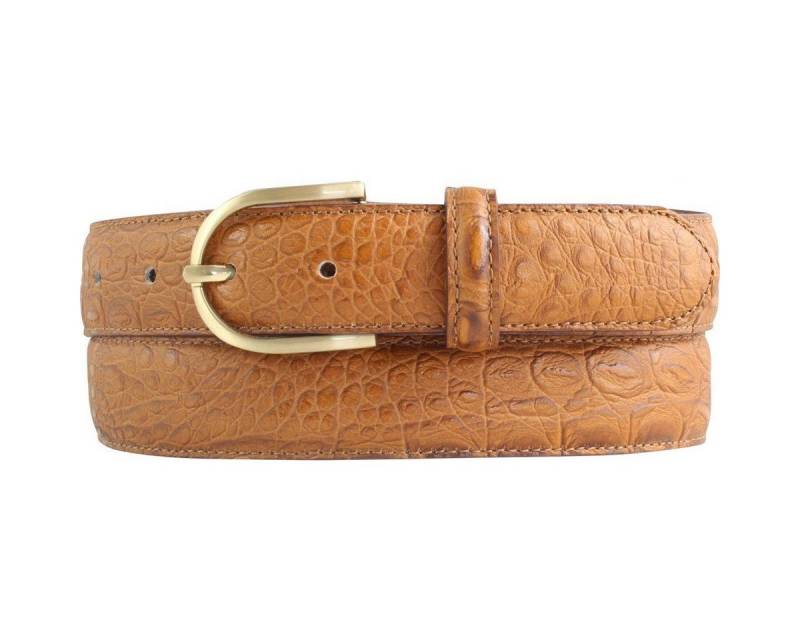 BELTINGER Ledergürtel Damen-Gürtel mit Krokoprägung 3 cm - Leder-Gürtel für Damen 30mm Kroko (1-St) von BELTINGER