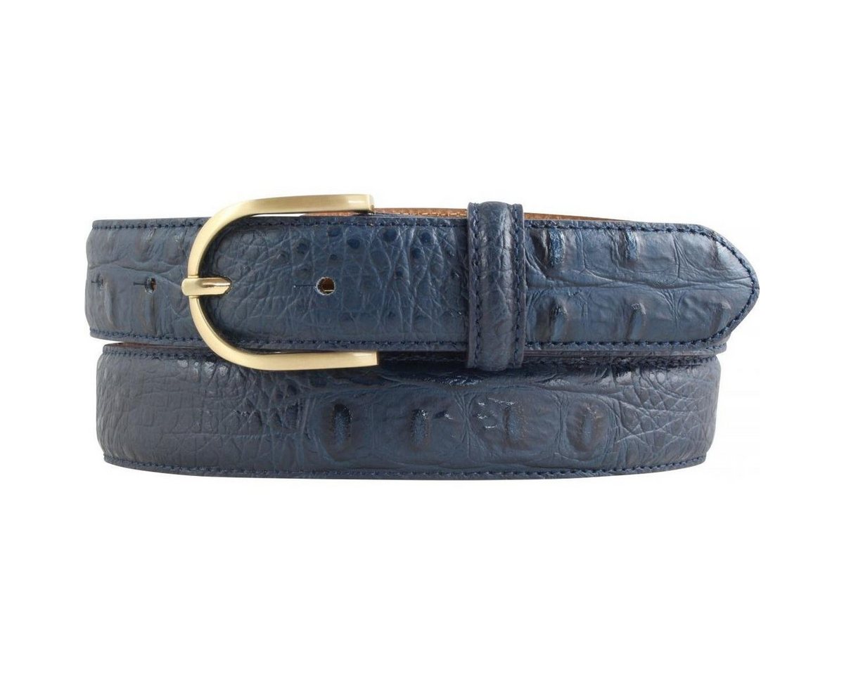 BELTINGER Ledergürtel Damen-Gürtel mit Krokoprägung 3 cm - Leder-Gürtel für Damen 30mm Kroko von BELTINGER