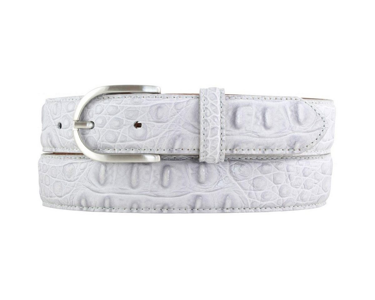 BELTINGER Ledergürtel Damen-Gürtel mit Krokoprägung 3 cm - Leder-Gürtel für Damen 30mm Kroko von BELTINGER