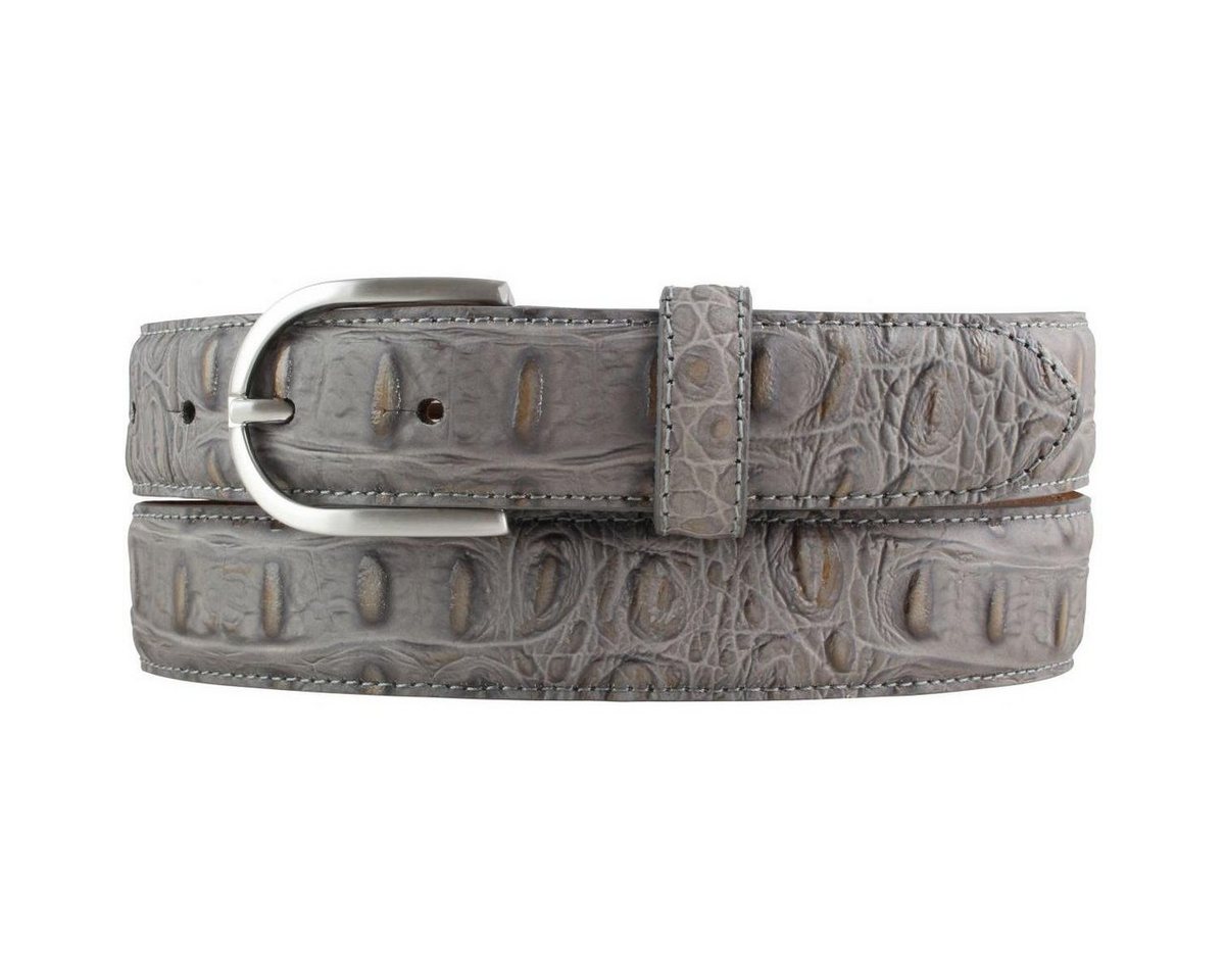 BELTINGER Ledergürtel Damen-Gürtel mit Krokoprägung 3 cm - Leder-Gürtel für Damen 30mm Kroko von BELTINGER