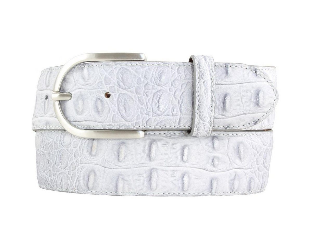 BELTINGER Ledergürtel Damen-Gürtel mit Krokoprägung 4 cm - Leder-Gürtel für Damen 40mm Kroko von BELTINGER