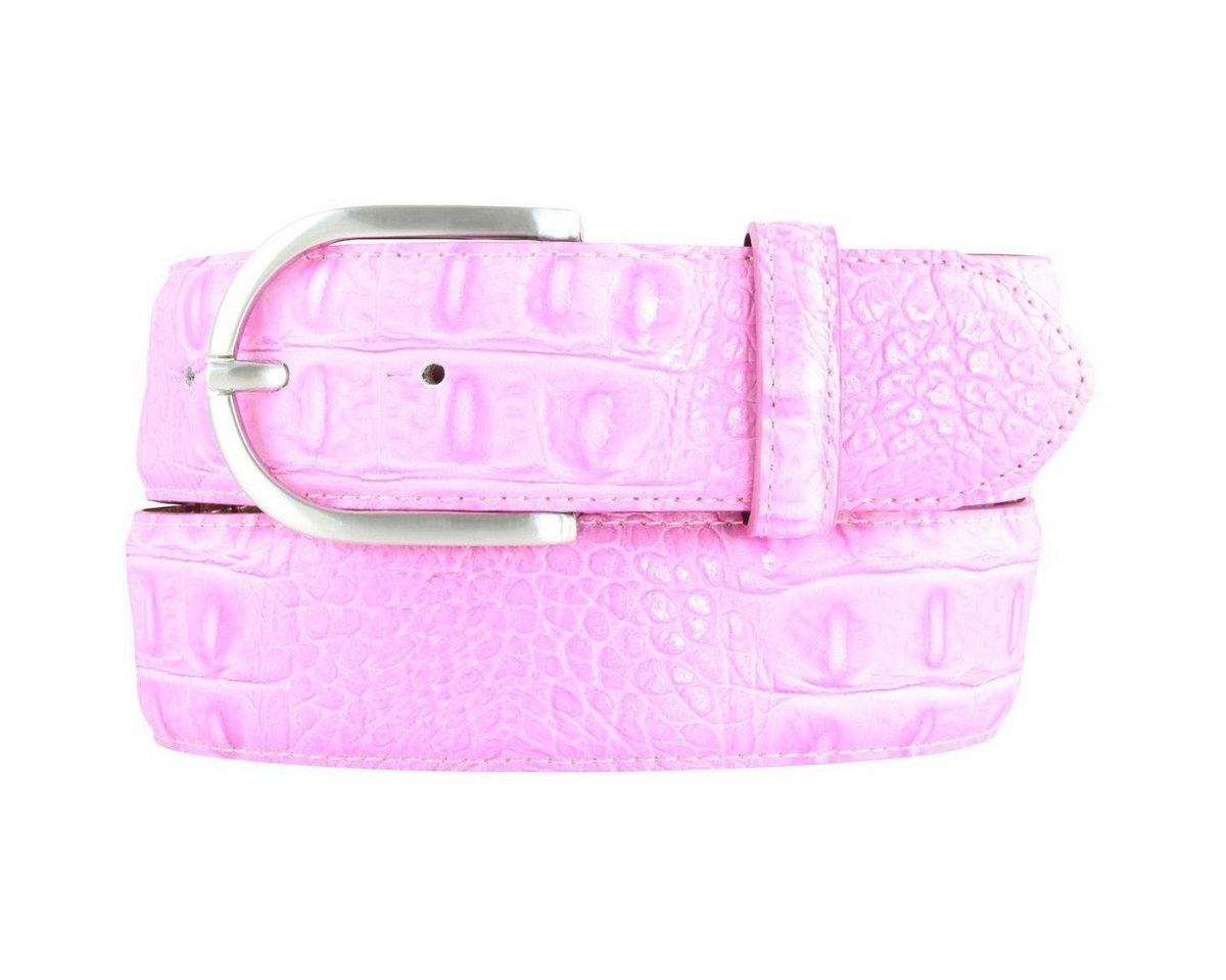 BELTINGER Ledergürtel Damen-Gürtel mit Krokoprägung 4 cm - Leder-Gürtel für Damen 40mm Kroko von BELTINGER