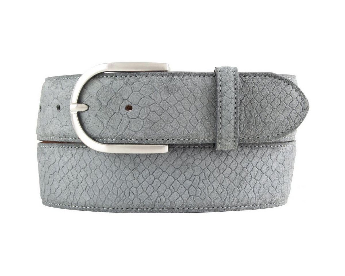 BELTINGER Ledergürtel Damen-Gürtel mit Pythonprägung 4 cm - Leder-Gürtel für Damen 40mm Schl von BELTINGER