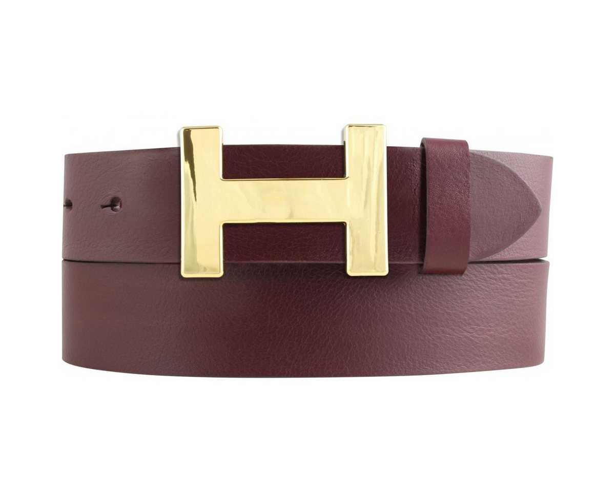 BELTINGER Ledergürtel Designer Gürtel HENRY aus Vollrindleder 4 cm - Eleganter Ledergürtel f (1-St) von BELTINGER