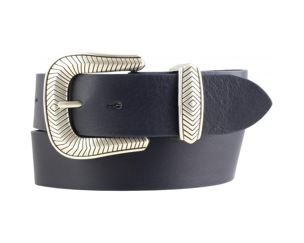 BELTINGER Ledergürtel Designer-Gürtel aus Vollrindleder mit Metall-Schlaufe 4 cm - Jeans-Gür (1-St) von BELTINGER
