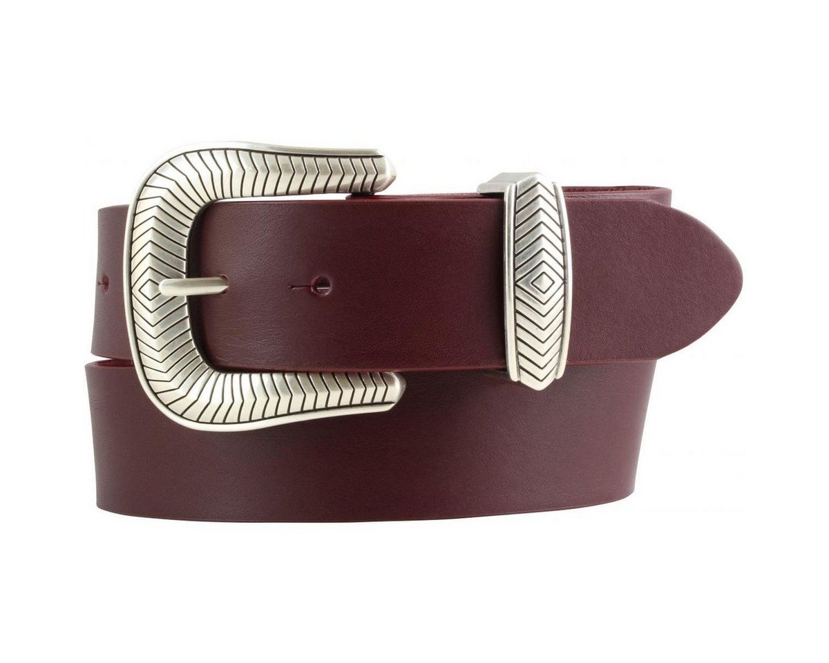 BELTINGER Ledergürtel Designer-Gürtel aus Vollrindleder mit Metall-Schlaufe 4 cm - Jeans-Gür von BELTINGER