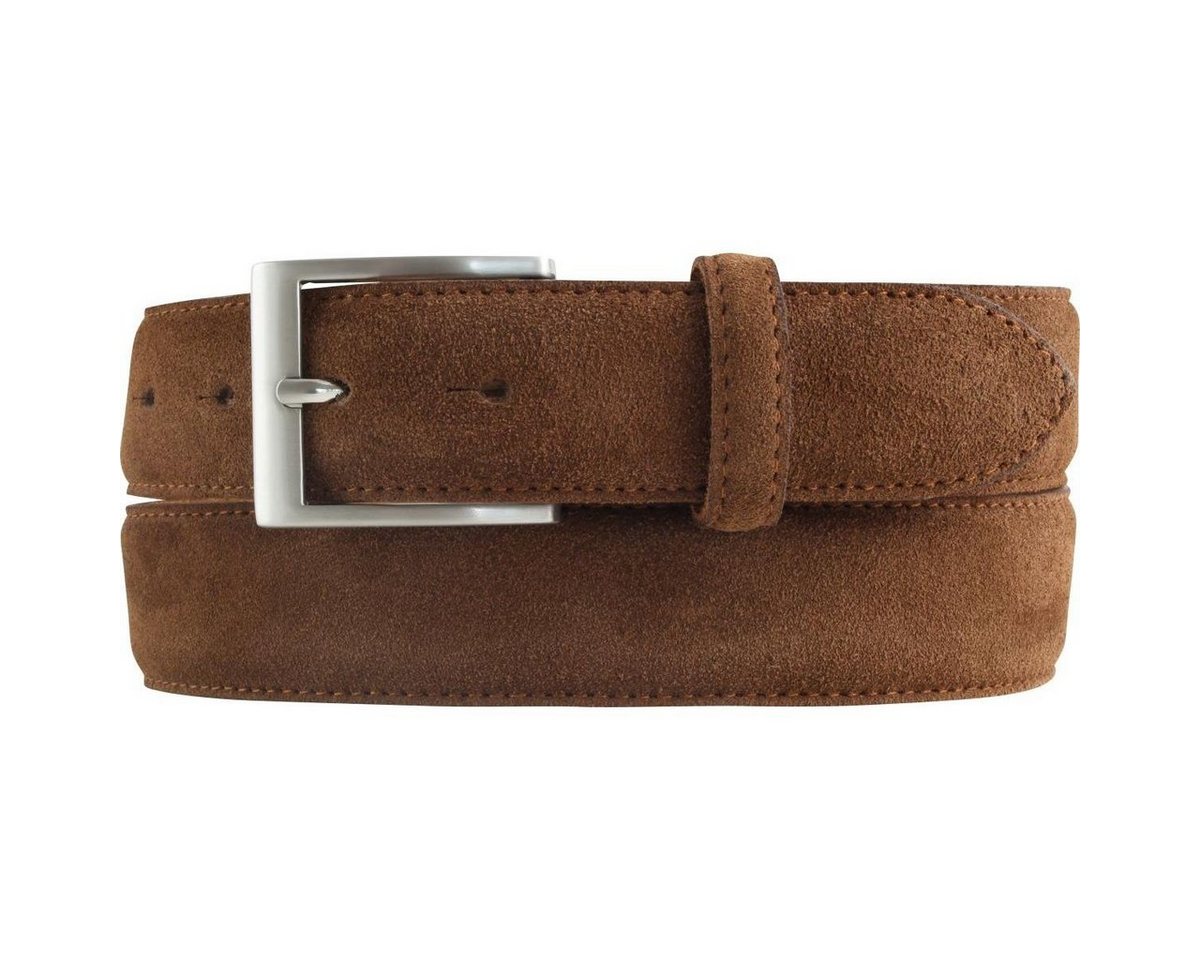 BELTINGER Ledergürtel Gürtel aus Veloursleder 3,5 cm - Weicher Velour-Ledergürtel für Herren (1-St) von BELTINGER