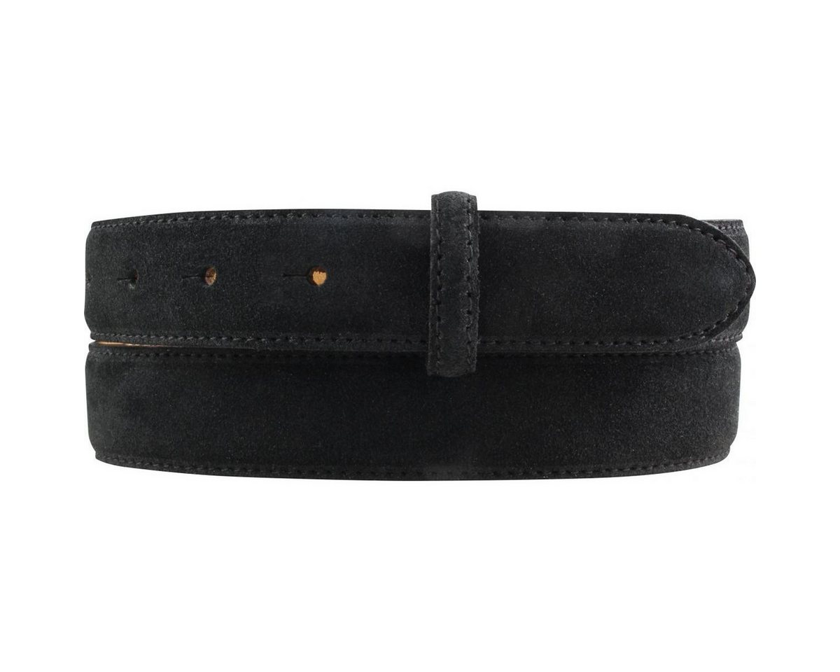 BELTINGER Ledergürtel Gürtel aus Veloursleder ohne Schnalle 3,0 cm - Velour-Ledergürtel für von BELTINGER