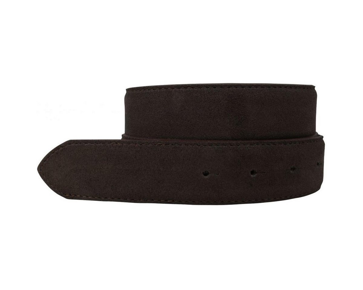 BELTINGER Ledergürtel Gürtel aus Veloursleder ohne Schnalle 3,5 cm - Velour-Ledergürtel für (1-St) von BELTINGER