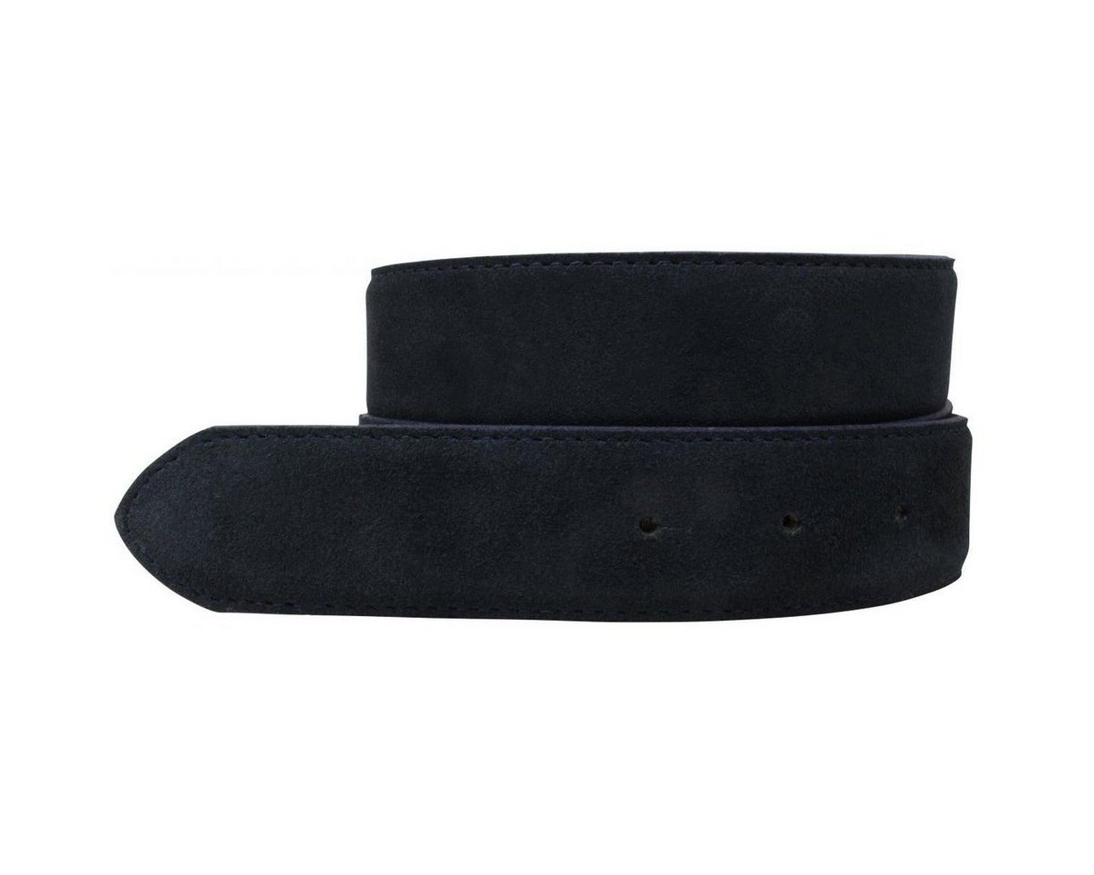 BELTINGER Ledergürtel Gürtel aus Veloursleder ohne Schnalle 3,5 cm - Velour-Ledergürtel für von BELTINGER