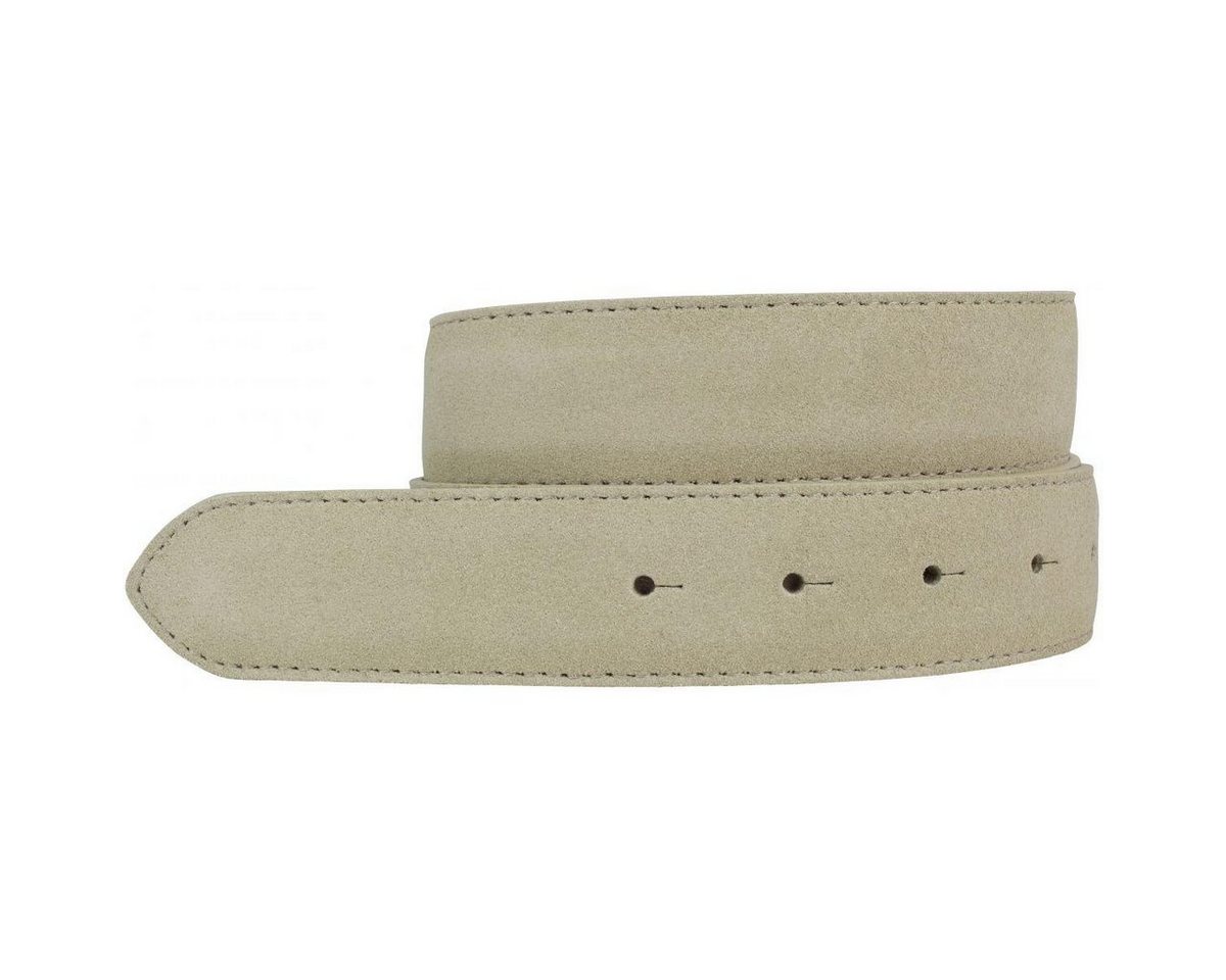 BELTINGER Ledergürtel Gürtel aus Veloursleder ohne Schnalle 3,5 cm - Velour-Ledergürtel für von BELTINGER