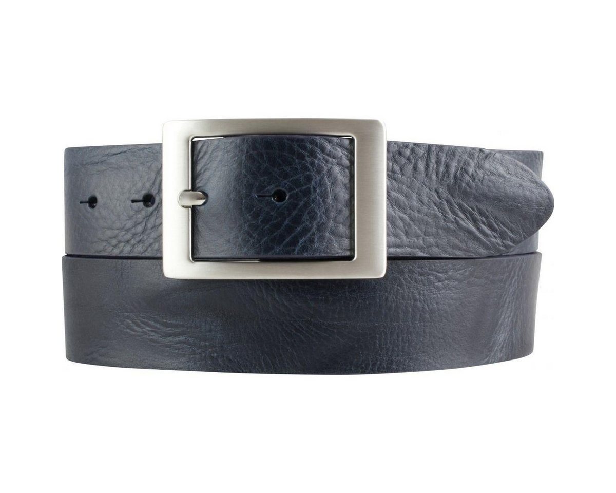 BELTINGER Ledergürtel Gürtel aus Vollrindleder Used-Look mit Doppel-Schließe 4 cm - Jeans-Gü von BELTINGER