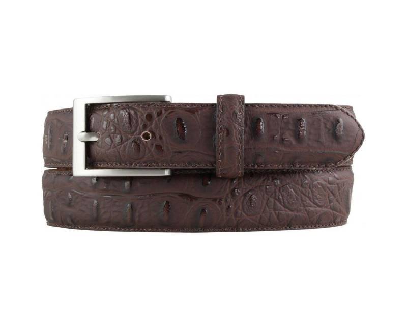 BELTINGER Ledergürtel Gürtel mit Krokoprägung 3 cm - Leder-Gürtel für Damen Herren 30mm Krok (1-St) von BELTINGER