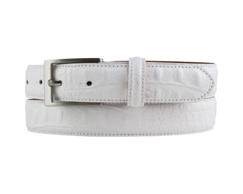 BELTINGER Ledergürtel Gürtel mit Krokoprägung 3 cm - Leder-Gürtel für Damen Herren 30mm Krok (1-St) von BELTINGER