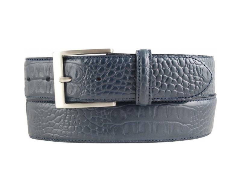 BELTINGER Ledergürtel Gürtel mit Krokoprägung 4 cm - Leder-Gürtel für Herren 40mm Kroko-Opti (1-St) von BELTINGER