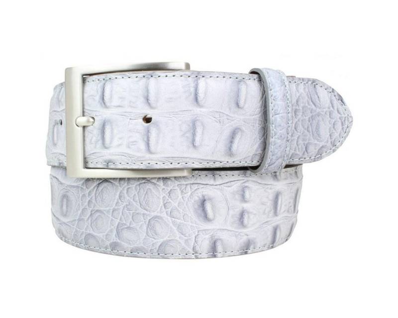 BELTINGER Ledergürtel Gürtel mit Krokoprägung 4 cm - Leder-Gürtel für Herren 40mm Kroko-Opti (1-St) von BELTINGER