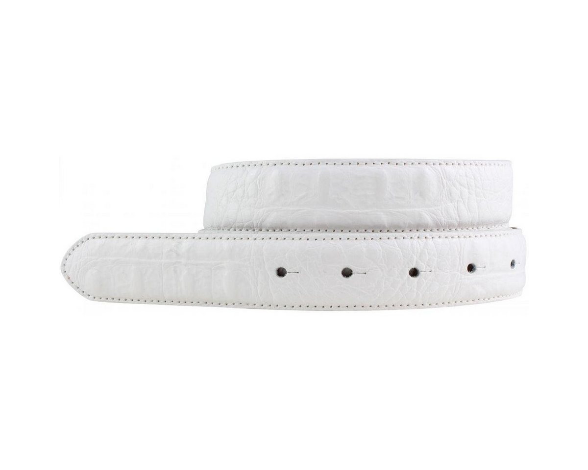 BELTINGER Ledergürtel Gürtel mit Krokoprägung ohne Schnalle 3 cm - Leder-Gürtel für Damen He von BELTINGER