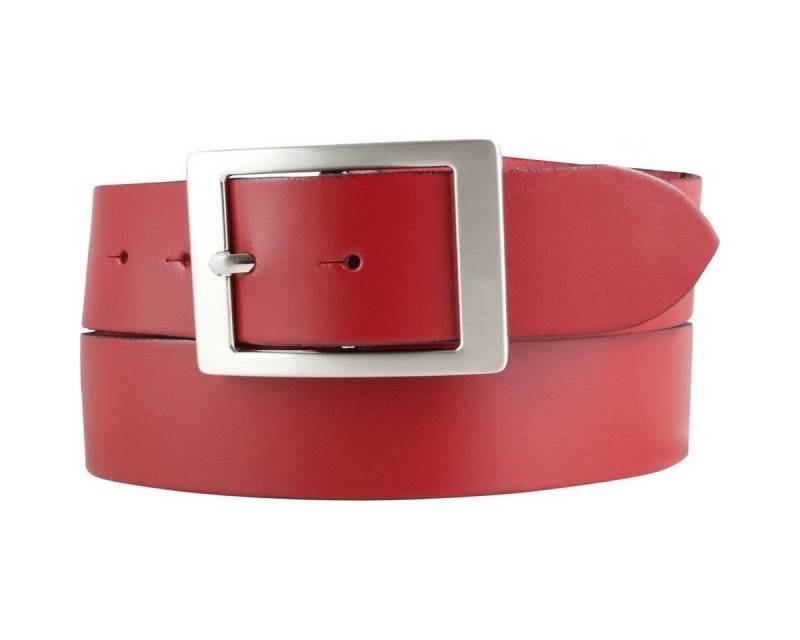 BELTINGER Ledergürtel Herren-Gürtel aus 100% echtem Leder mit Doppel-Schnalle 4 cm - Jeans-G (1-St) von BELTINGER