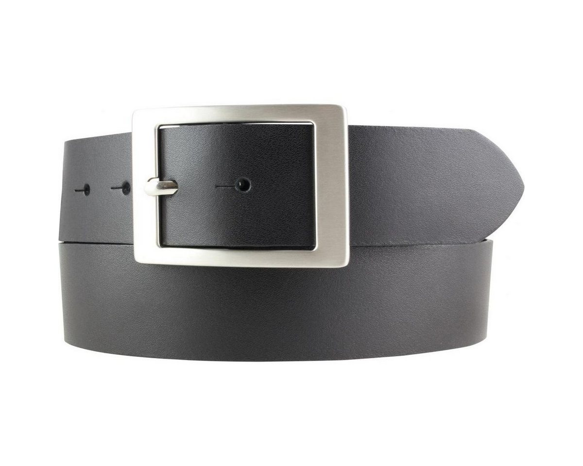 BELTINGER Ledergürtel Herren-Gürtel aus 100% echtem Leder mit Doppel-Schnalle 4 cm - Jeans-G (1-St) von BELTINGER
