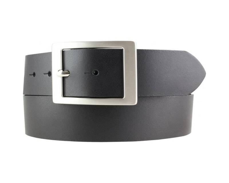 BELTINGER Ledergürtel Herren-Gürtel aus 100% echtem Leder mit Doppel-Schnalle 4 cm - Jeans-G (1-St) von BELTINGER