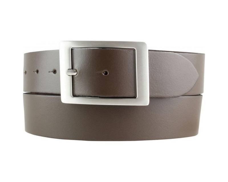 BELTINGER Ledergürtel Herren-Gürtel aus 100% echtem Leder mit Doppel-Schnalle 4 cm - Jeans-G (1-St) von BELTINGER