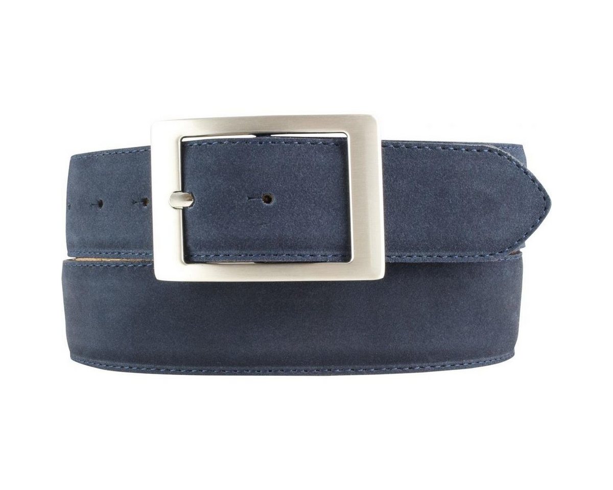 BELTINGER Ledergürtel Herren-Gürtel aus Veloursleder mit Doppel-Schnalle 4 cm - Velour-Leder (1-St) von BELTINGER