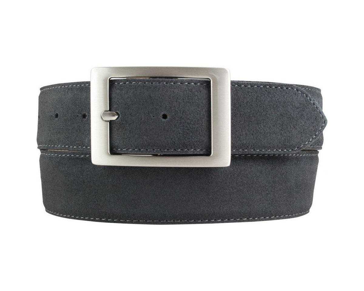 BELTINGER Ledergürtel Herren-Gürtel aus Veloursleder mit Doppel-Schnalle 4 cm - Velour-Leder (1-St) von BELTINGER