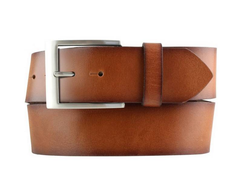BELTINGER Ledergürtel Herren-Gürtel aus Vollrindleder Vintage-Look 5 cm - Jeans-Gürtel für H (1-St) von BELTINGER