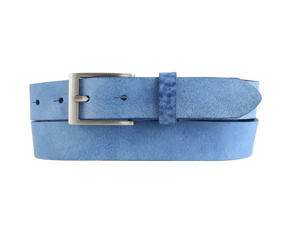 BELTINGER Ledergürtel Herren-Gürtel aus weichem Vollrindleder Vintage-Look 3 cm - Leder-Gürt (1-St) weiches Leder, Gürtelschnalle in Altsilber, Vintage von BELTINGER